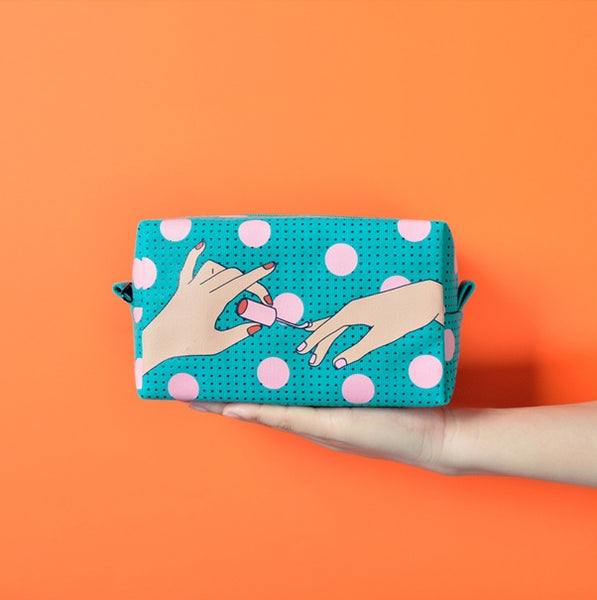 Beauty [Red Lips] Box Pouch by Kiitos Life