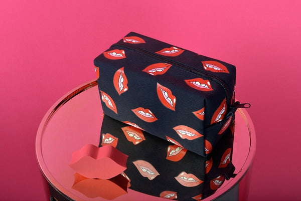 Beauty [Red Lips] Box Pouch by Kiitos Life