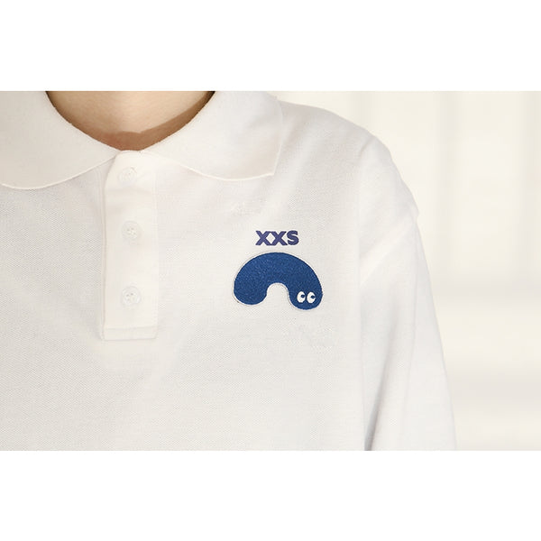 Big Eyes Planet [ Blue ] Embroidered Sticker & Iron-On Patch