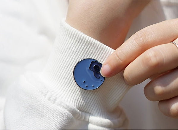 Fruit [Blueberry] Pin By 小野 Xaoye