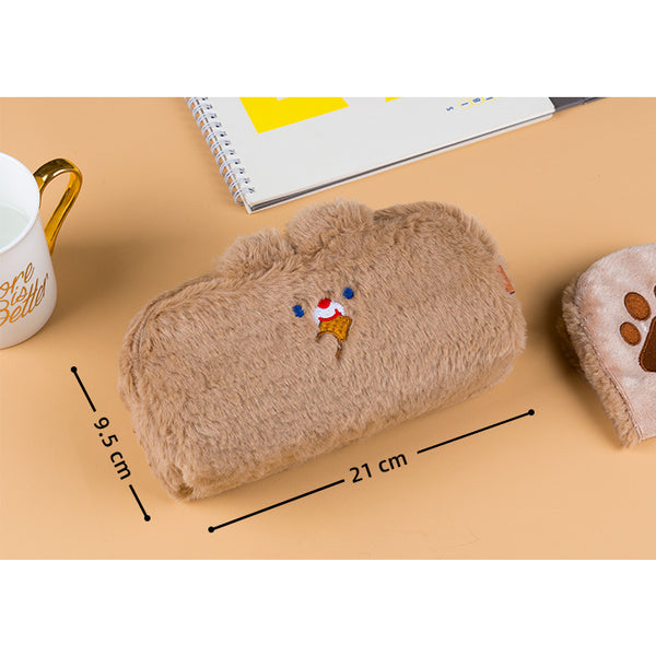 Bobo [Brown Bear] Big Pencil Case By Milkjoy