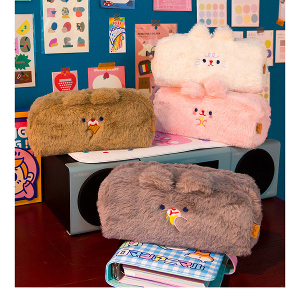 Bobo [Brown Bear] Big Pencil Case By Milkjoy