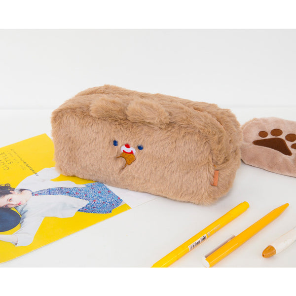 Bobo [Brown Bear] Big Pencil Case By Milkjoy