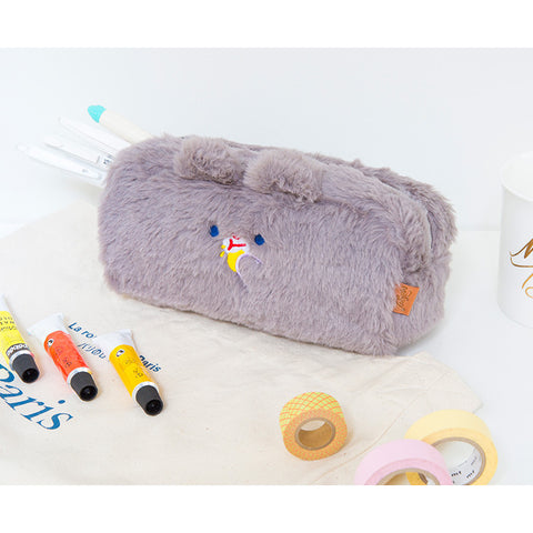 Bobo [Grey Mouse] Big Pencil Case By Milkjoy