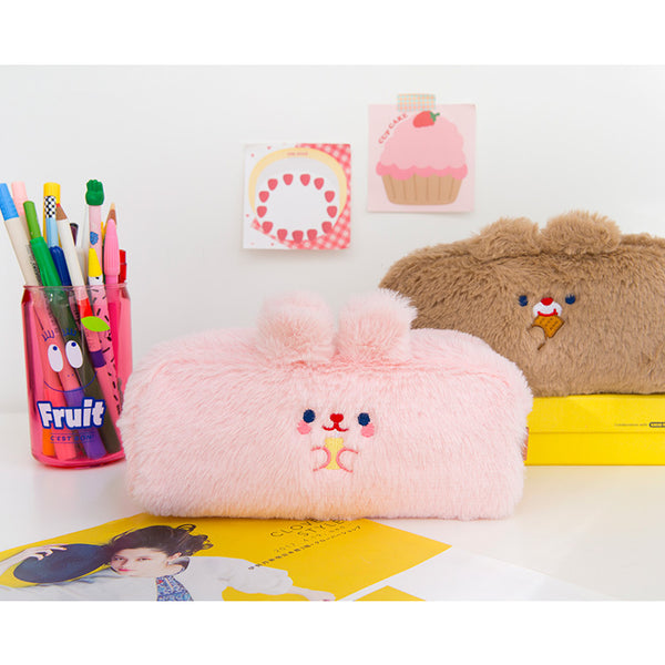 Bobo [Pink Rabbit] Big Pencil Case By Milkjoy