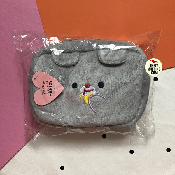 Bobo Grey Mouse Digital Pouch By Milkjoy