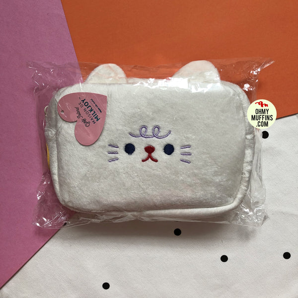 Bobo White Cat Digital Pouch By Milkjoy