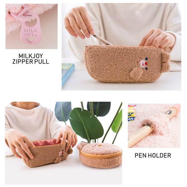 Bobo [White Cat] Pencil Case By Milkjoy