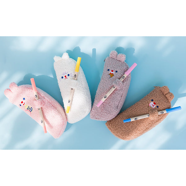 Bobo [White Cat] Pencil Case By Milkjoy