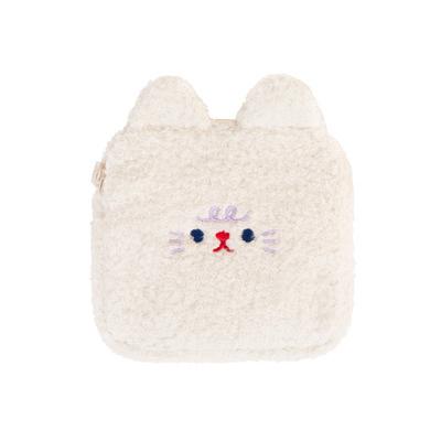 Bobo White Cat Sanitary Pouch By Milkjoy