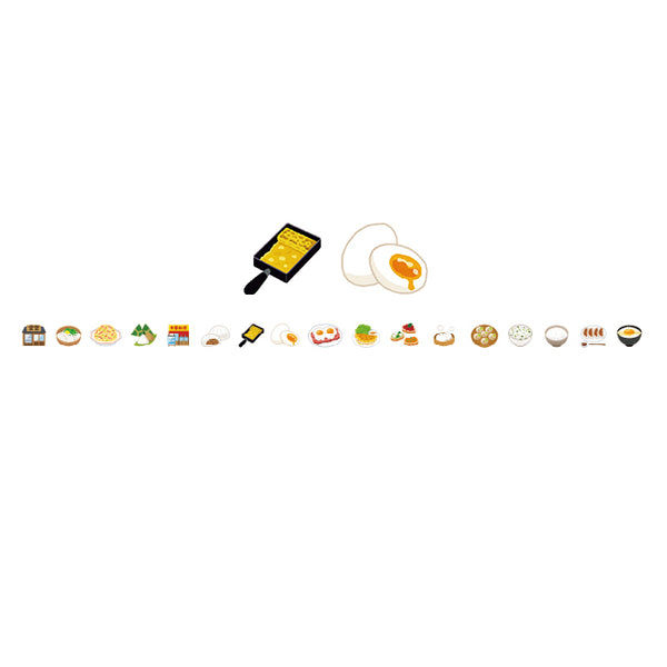 Breakfast Cuisine Washi Tape