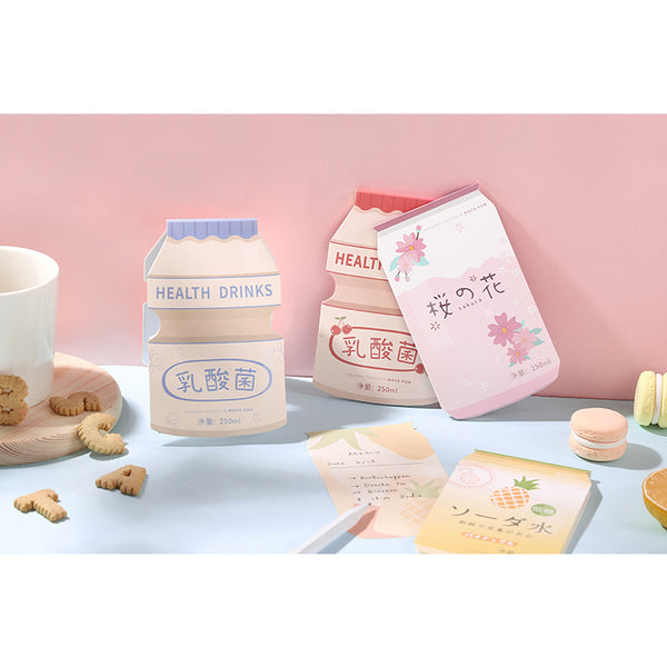 Breakfast [Cherry Probiotic Milk] Notepad