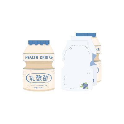 Breakfast [Blueberry Probiotic Milk] Notepad