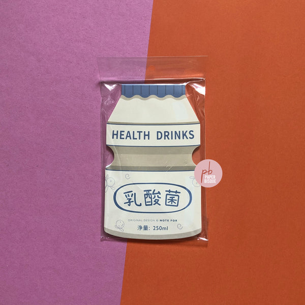 Breakfast [Blueberry Probiotic Milk] Notepad