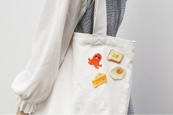 Breakfast Embroidered Sticker Iron-On Patch