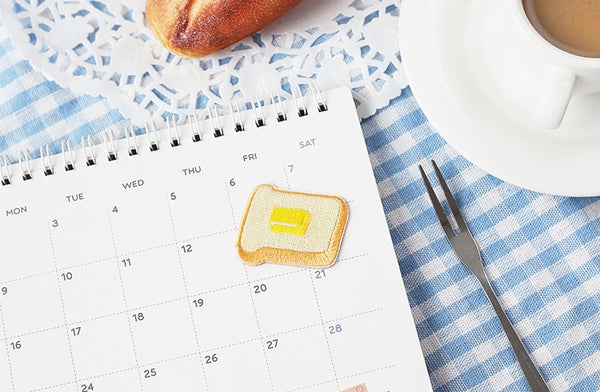 Breakfast [Toast] Embroidered Sticker Patch