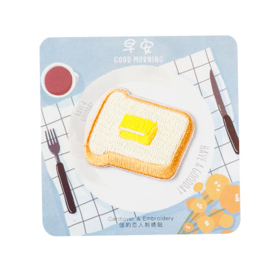 Breakfast [Toast] Embroidered Sticker Patch