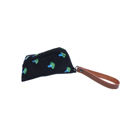 Key Coin Broccoli Black Pouch By 小野 Xaoye