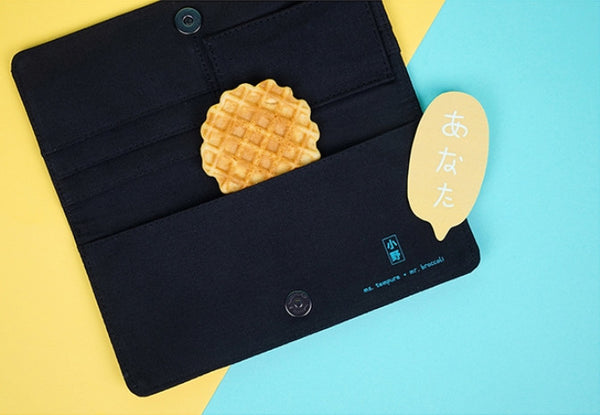 Broccoli Canvas Long Wallet By 小野 (Xao Ye)