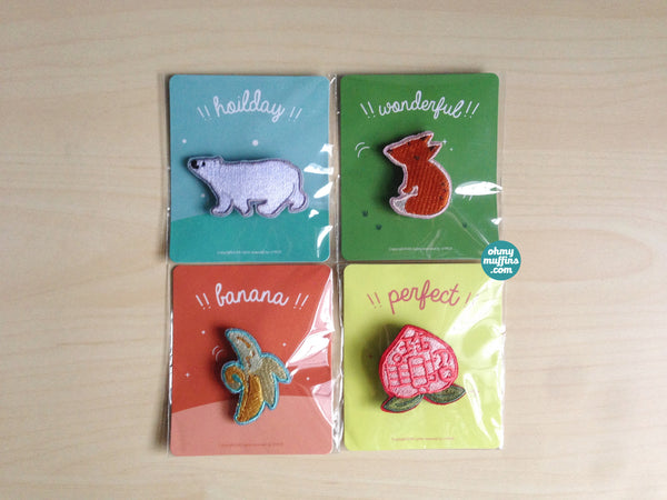 Embroidery Brooch By U-Pick