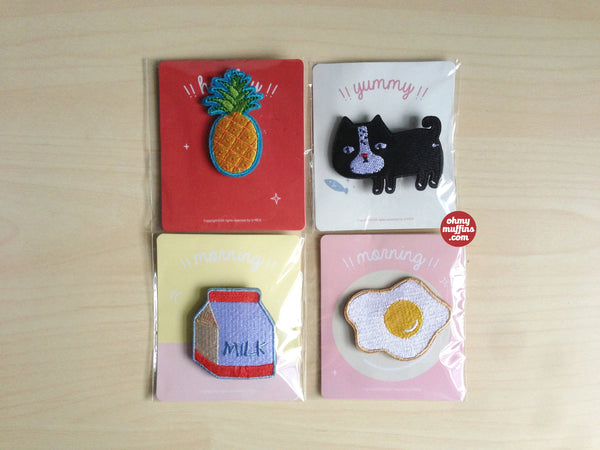 Embroidery [Black Cat] Brooch By U-Pick