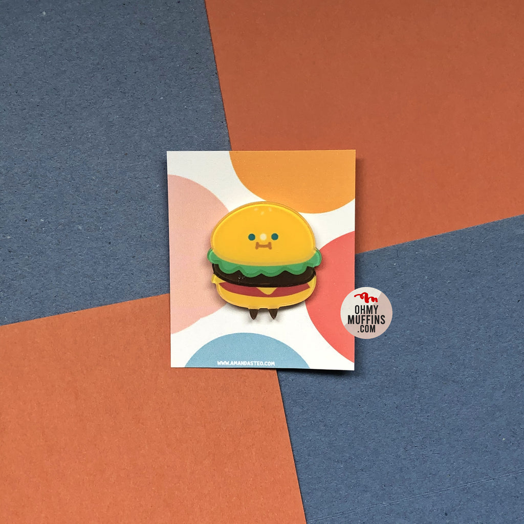 Cute Food [Burger] Pin