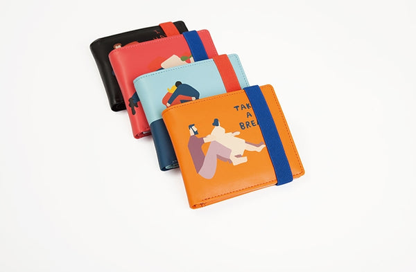 Busy Life Short Wallet By YIZI STORE