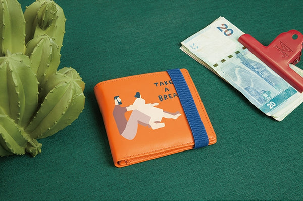 Busy Life Short Wallet By YIZI STORE