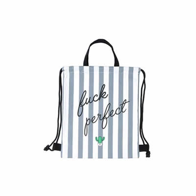 Cactus Perfect Drawstring Backpack By Colourup