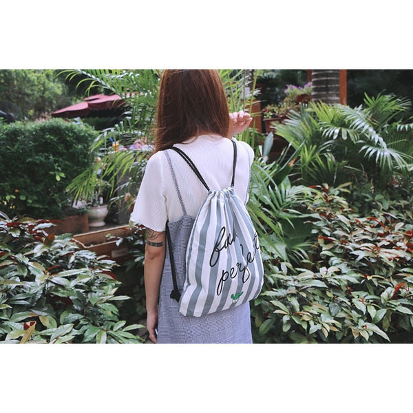 Cactus [Perfect] Drawstring Backpack By Colourup