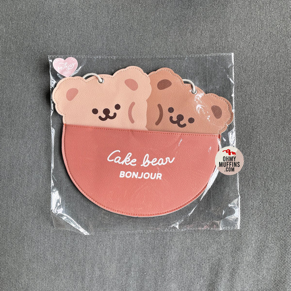 Cake Bear [Couple Bear] Hanging Storage Pocket