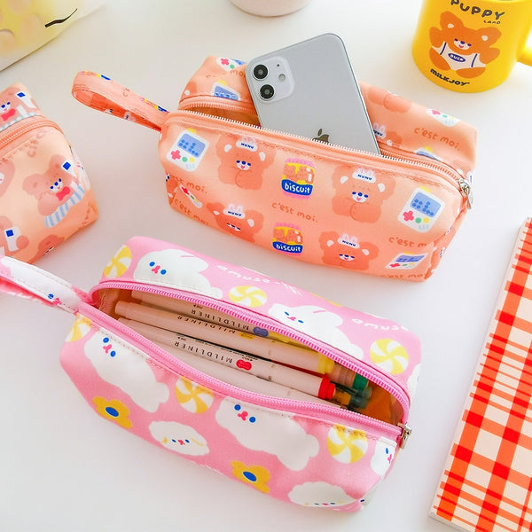 Cake Bear [ Gaming Bear ] Pencil Case By Milkjoy