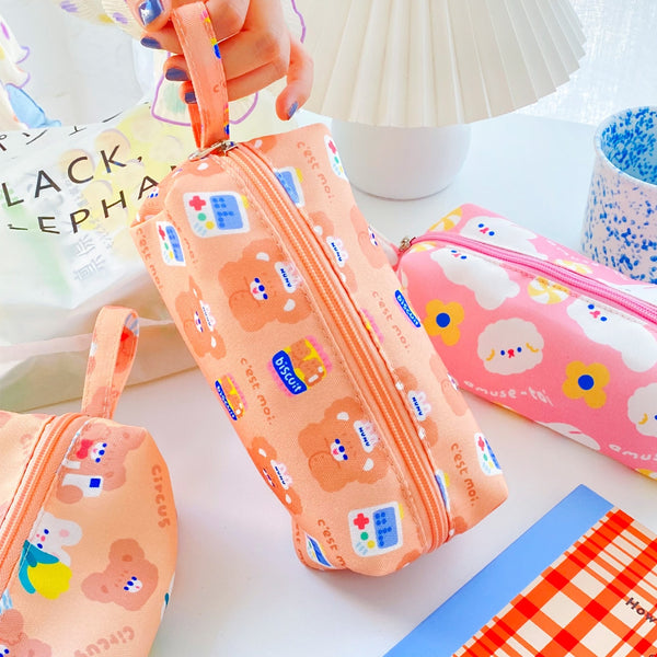 Cake Bear [ Gaming Bear ] Pencil Case By Milkjoy