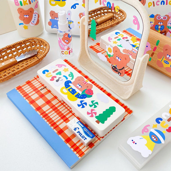 Cake Bear [Circus] Cute Stickers By Milkjoy