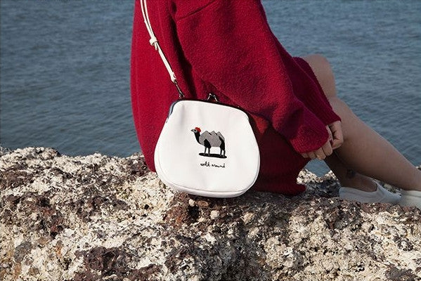 Camel Ball Clasp Bag By YIZI