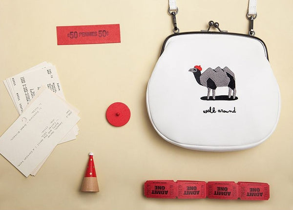 Camel Ball Clasp Bag By YIZI