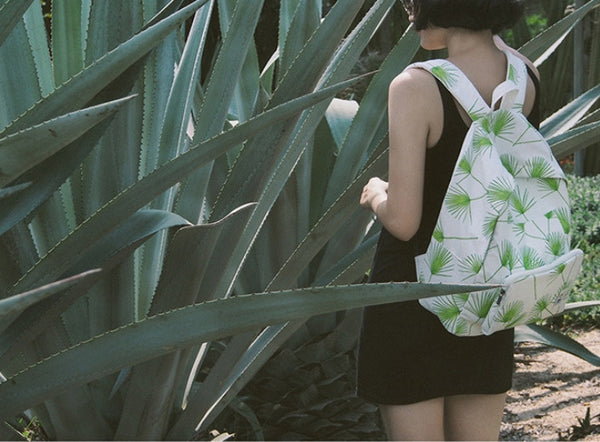 Plants Canvas Backpack by 小野 (Xao Ye) - OUT OF PRODUCTION