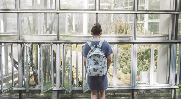Plants Canvas Backpack by 小野 (Xao Ye) - OUT OF PRODUCTION