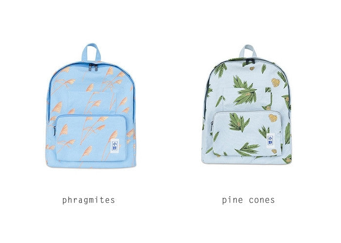 Plants Canvas Backpack by 小野 (Xao Ye) - OUT OF PRODUCTION
