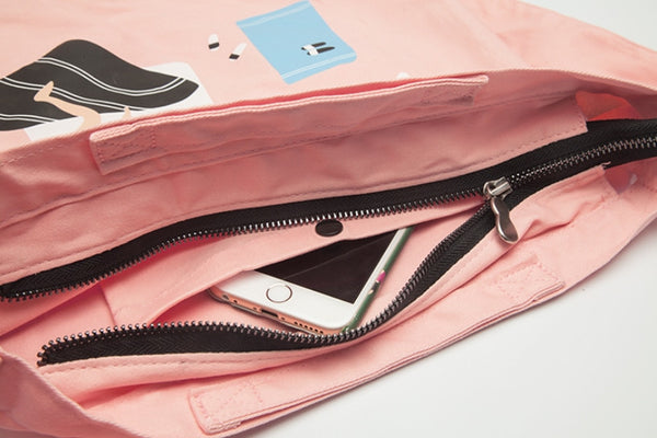 Canvas Crossbody Bag By YIZI STORE