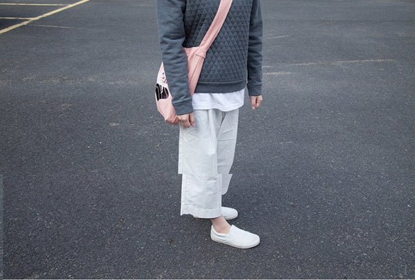 Canvas Crossbody Bag By YIZI STORE