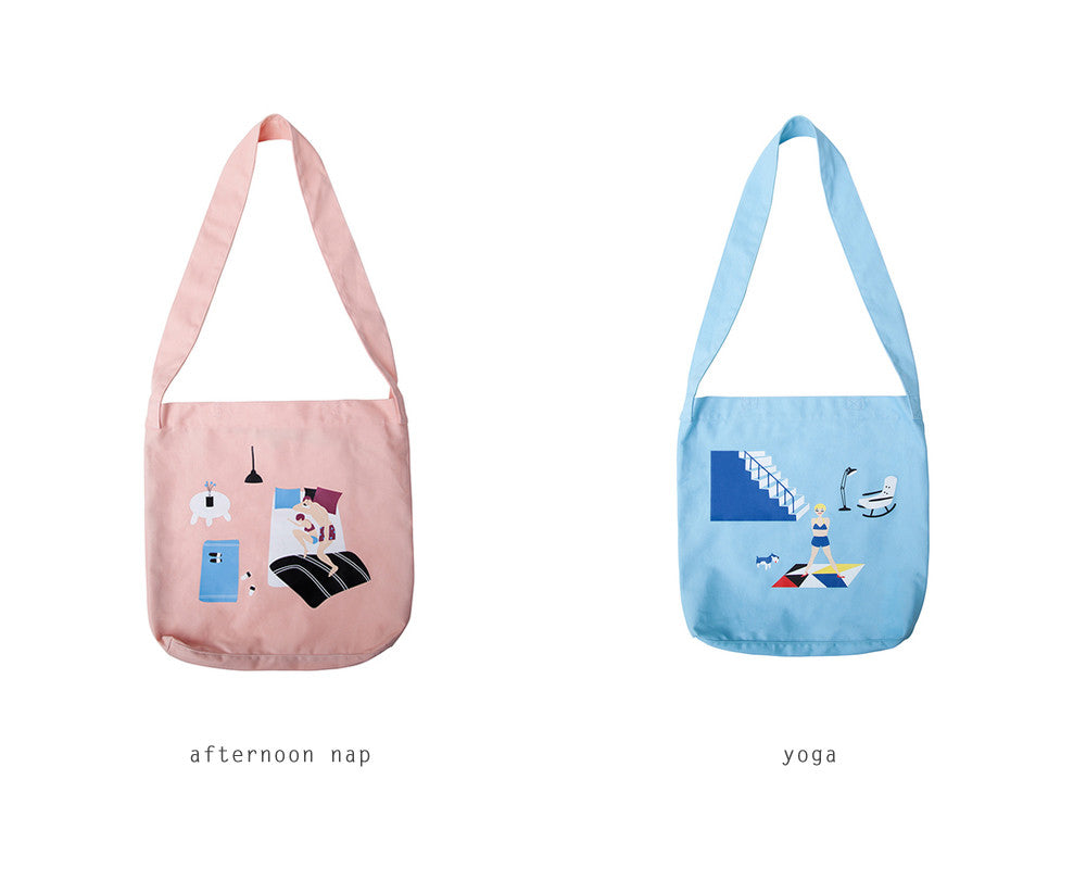Canvas Crossbody Bag By YIZI STORE