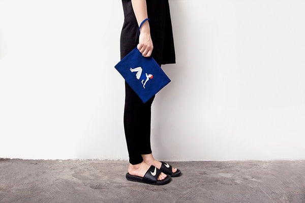 Canvas [Table Tennis] Flat Pouch By YIZI STORE