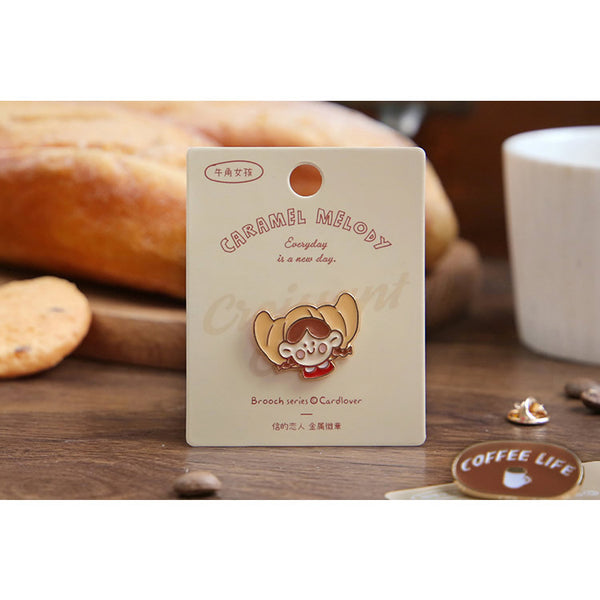 Caramel Melody [Croissant Girl] Pin
