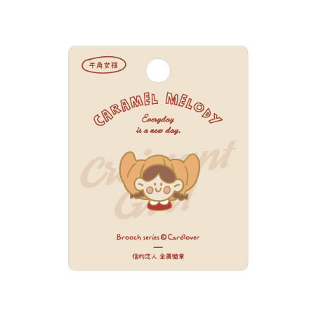 Caramel Melody [Croissant Girl] Pin