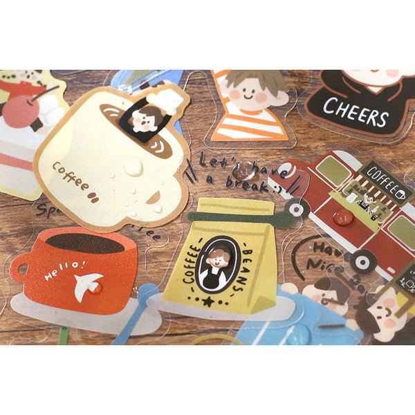 Caramel Melody [Morning Coffee] Stickers Pack
