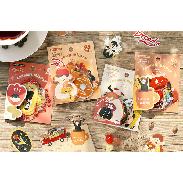 Caramel Melody [Bread Shop] Stickers Pack
