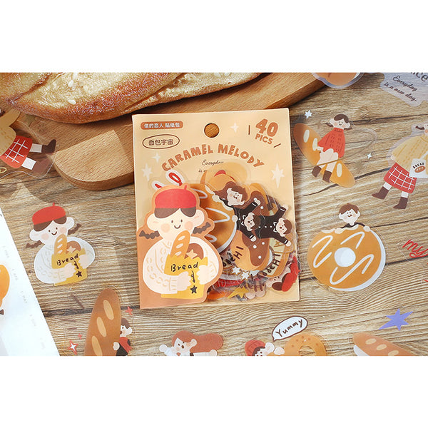 Caramel Melody [Bread Shop] Stickers Pack