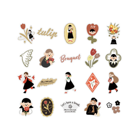 Caramel Melody [Flower Shop] Stickers Pack