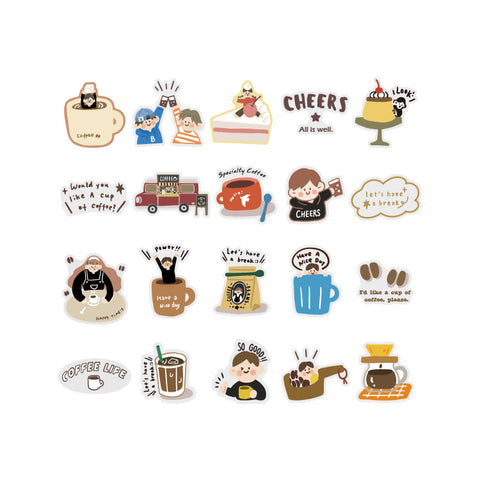 Caramel Melody [Morning Coffee] Stickers Pack